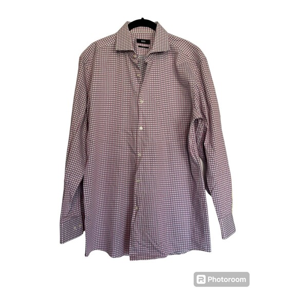 Men’s lot bundle of 2 shirts button Hugo Boss Dockers Neck Size 16 1/2 -‎ 32/33 - Picture 5 of 12